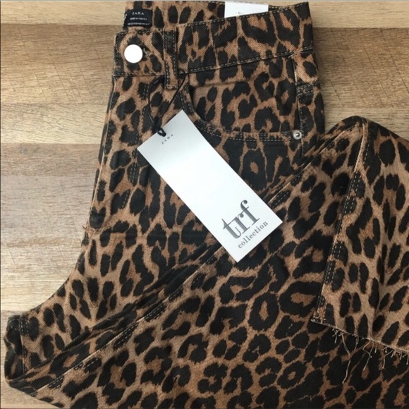 Zara Denim - ZARA Leopard Print Culottes